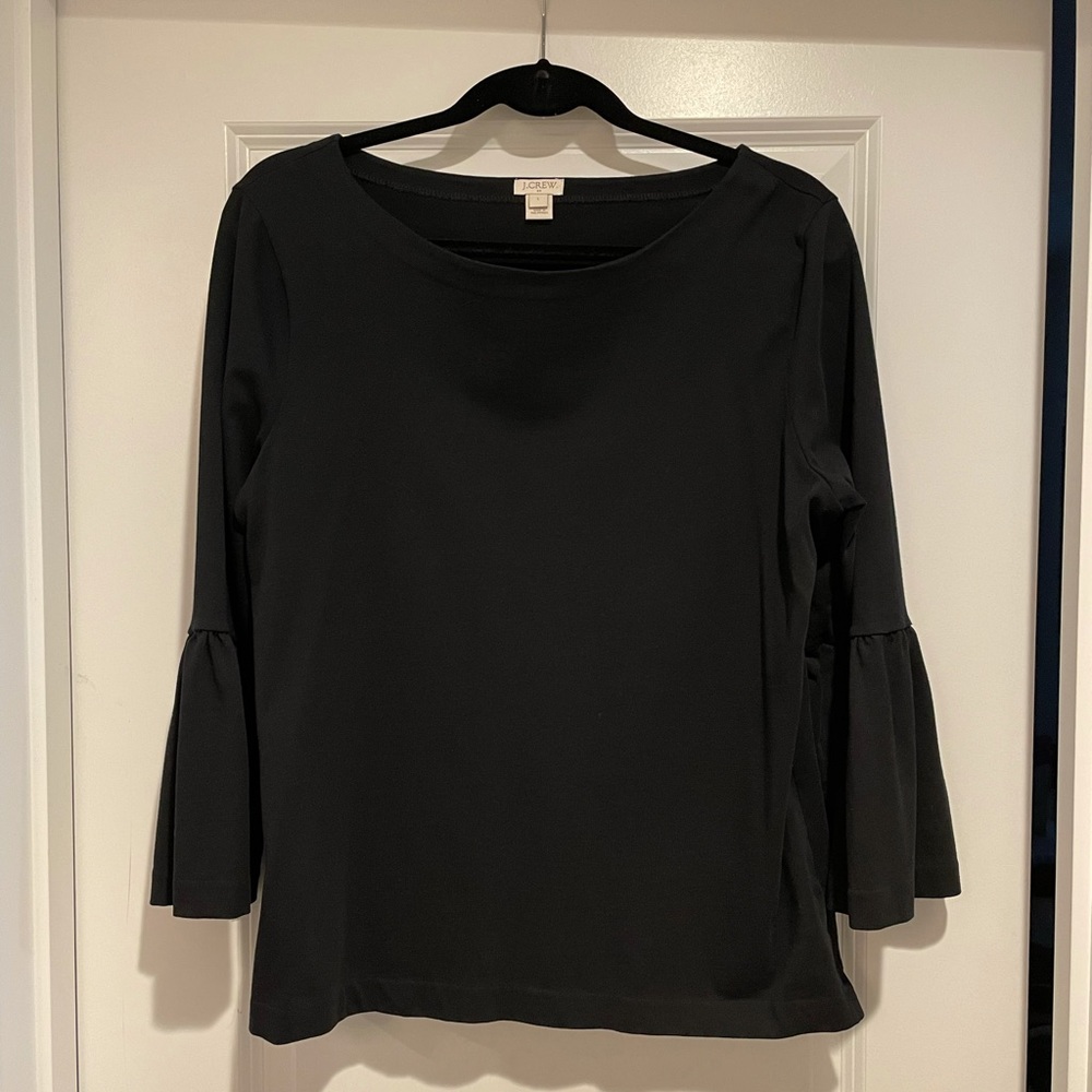 J Crew bell sleeved cotton shirt